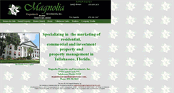 Desktop Screenshot of magnoliapropertiesinc.com