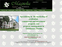 Tablet Screenshot of magnoliapropertiesinc.com